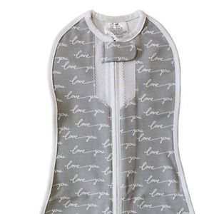 New Woombie Love You Air Swaddle in Grey